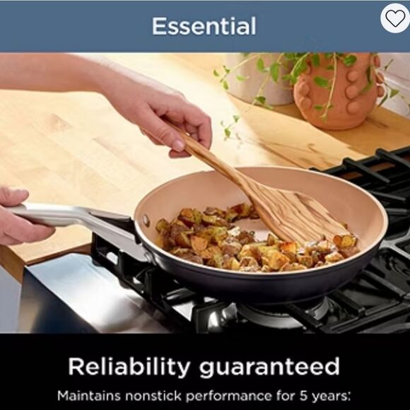 Ninja Extended Life Ceramic Non-Stick 9 1/2" Fry Pan - Picture 3 of 13